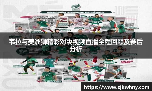韦拉与美洲狮精彩对决视频直播全程回顾及赛后分析